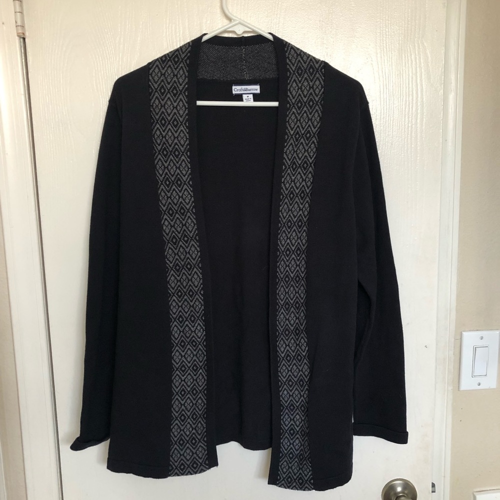 Croft and Barrow Aztec Print Cardigan